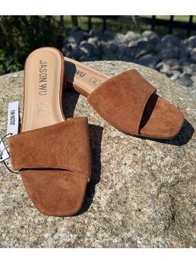 🌸 Jason Wu Brown Suede Slide Mules 🌸